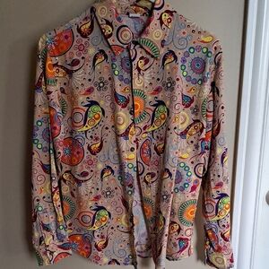 Fun! Multicolor Paisley Women's Shirt